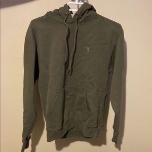 Dark green champion hoodie M
